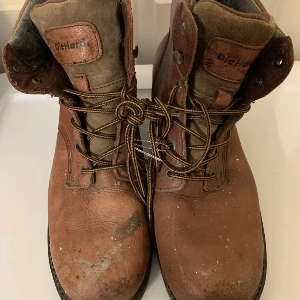 Die Hard‎ Men's sz 13 Oregon Brown Work Boots distressed